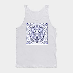 Hand Painted Tile Tank Top